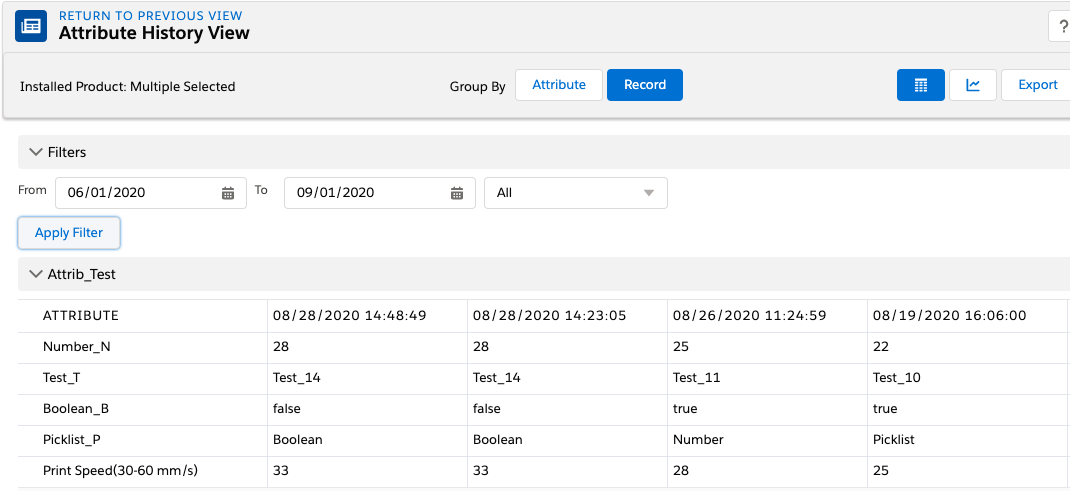 Date Range Filter